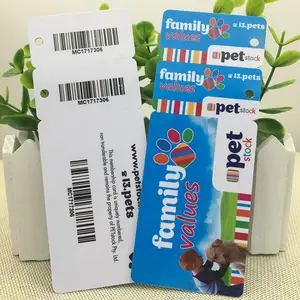 Plastic Snap Printed PVC Combo Card With QR Code 3-in-1 For Supermarket Membership Card