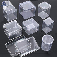 Récipient de stockage en plastique Transparent avec couvercle pour emballage Tiramisu Dessert bonbons forme carrée sans danger pour les aliments