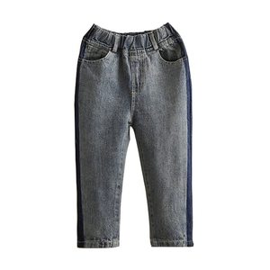 Pantalon en jean décontracté brodé pour filles, en polyester/coton, style coréen, importé de Chine, vente en gros - Product Image 1