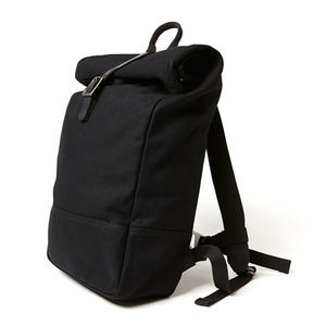 Sac à dos de randonnée pour hommes, sac à dos pour ordinateur portable, sac en toile de coton pour hommes, sacoche imperméable, sac à dos vintage en toile cirée - Product Image 1