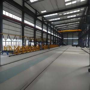 Bâtiment d'entrepôt préfabriqué en acier à grande portée, atelier à structure portique galvanisée en acier profilé H, solution clé en main durable et de haute qualité - Product Image 5