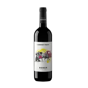 Güvenilir İtalyan marka Cabernet Franc IGT Veneto kırmızı şarap bitkisel baharatlı taze Prosecco orta kuru şarap