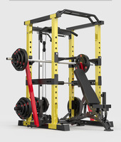 Entrenador funcional Power Cage Fitnesscable Crossover Machine Squat Rack Smith Machine con polea