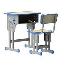 Meubles de qualité supérieure pour les écoles primaires, tables et chaises individuelles pour salles de classe, bureaux d'étude pour élèves, ensembles scolaires