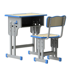 Meubles de classe de primaire et de collège de qualité supérieure, <span class=keywords><strong>tables</strong></span> et chaises individuelles, ensemble de bureau et de chaise d'étude pour étudiants - Product Image 2