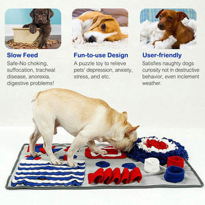卸売り高級無地屋内/屋外洗える耐久性インタラクティブ犬パズルおもちゃ給餌/スナッフルマット - Product Image 4