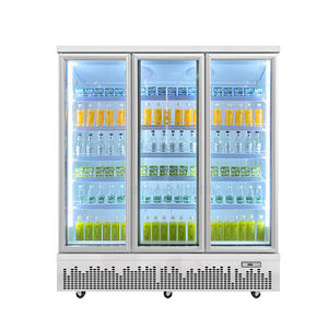 Réfrigérateur commercial à porte vitrée à refroidissement dynamique à bon <span class=keywords><strong>prix</strong></span>, pour boissons, restaurant, vitrine verticale - Product Image 3