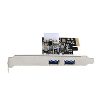 Carte d'extension 2 ports USB3.0 Carte adaptateur Riser PCIe1x