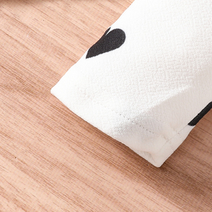 ชุดเซ็ตสองชิ้นสุดน่ารักสำหรับเด็กผู้หญิง กระโปรงทรงเอสั้น เสื้อแขนยาว พิมพ์ลายหัวใจ ประดับโบว์ ทำจากผ้าขนสัตว์ - Product Image 4