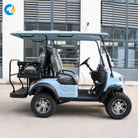 Voiturette de golf électrique Robetaa de haute qualité à 4 places, avec batterie au lithium, personnalisable, véhicule de tourisme électrique