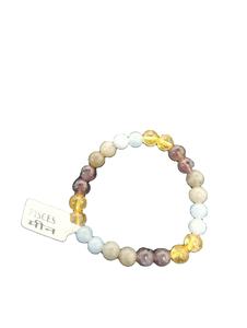 Pulsera Unisex de Moda Hecha a Mano con Cuentas de Cristal y Piedra Natural Ojo de Tigre, Producto al por Mayor de Alta Calidad - Product Image 3