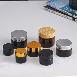 Tarro de Vidrio Redondo Mate Negro al por Mayor de 30g a Prueba de Olores para Niños, Tarro Cosmético de 5g 10g 15g 20g, Envases para Crema Facial - Product Image 4