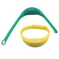 Bracelet LED Lumineux Sonore Activé par la Musique, Cadeau Promotionnel en Plastique Souple pour Mariages et Fêtes