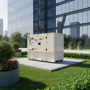 เครื่องกำเนิดไฟฟ้าเงียบ Wellpower 20kW เฟสเดียว 230V/12V DC สตาร์ทด้วยเครื่องยนต์ Cummins พร้อมหลังคาครอบ สำหรับใช้ในที่อยู่อาศัย - Product Image 6