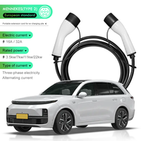 Câble de recharge EV Mode 3 E-mingze Factory pas cher, Type 2 vers Type 2, 7KW 22KW, chargeur de voiture électrique, bon prix