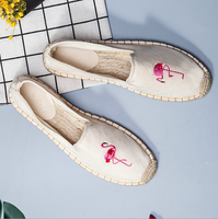 Espadrille en toile blanche en gros pas cher en Chine, chaussure en toile tendance en gros