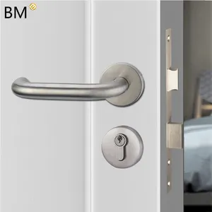 Door handle door heavy duty Stainless steel 304 fire-rated door lever handle on rose