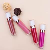 Gloss à lèvres liquide hydratant rose clair nude pailleté, végan, sans cruauté, sans parabène, avec logo personnalisé, marque privée, vente chaude