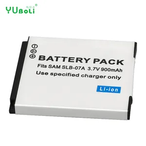 3.7V 900mAh सफेद SLB-07A SLB07A डिजिटल कैमरा बैटरी के लिए पूर्ण डिकोडिंग सैमसंग PL150 ST45 ST50 ST550 TL220