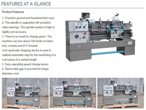 Nhà máy sản xuất đa chức năng Heavy-Duty <span class=keywords><strong>Lathe</strong></span> ca6140 phổ thông thường bằng tay kim loại <span class=keywords><strong>Lathe</strong></span> máy tiện cơ khí - Product Image 4