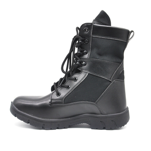 ג 'ונגל ירוק עור בז' עור טקטי קרב מגפיים חורף וקיץ גובה קרסול עם גומי - Product Image 6