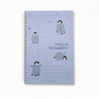 Cahiers spirales en gros, cahier spirale simple Kawaii, cahier spirale cartonné B5 pour usage scolaire