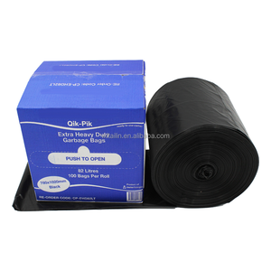 Heavy Duty Flat Top Plastic Garbage <b>Bags</b>: Tear-Resistant & Leakproof Trash <b>Bags</b>, Custom Printing Available - Product Image 5