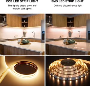 แถบไฟ LED BERIXDEEP COB 480 ดวง/เมตร กว้าง 8 มม. ความสว่างสูง 20 ม. แบบไม่ใช้ชุดอุปกรณ์ แถบไฟ LED แบบยืดหยุ่นสำหรับให้แสงส<span class=keywords><strong>ว</strong></span>่างและตกแต่ง - Product Image 5