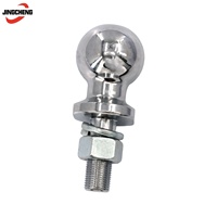 Adaptateur de boule de remorquage à col de cygne de 2-5/16 pouces pour attelage de tracteur-remorque