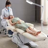 Chaise d'examen médicale de spa, de tatouage, dentaire, table électrique de chiropratique, lit d'examen, canapé de massage