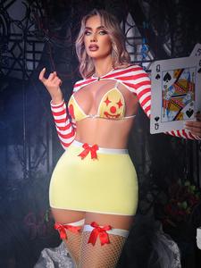 Exclusivo Transfronterizo: Lencería Retro <span class=keywords><strong>de</strong></span> Payaso Europeo y Americano, Disfraz <span class=keywords><strong>Sexy</strong></span> con Tirantes para Fiesta - Product Image 4