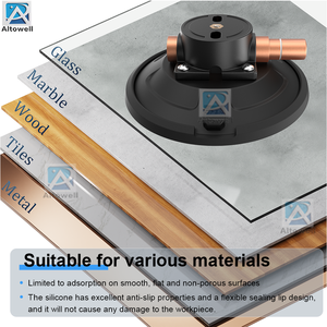 Ventosa de Sucção Forte, Capa de Nylon, Almofada de Borracha, Bomba Manual Incluída - Product Image 4