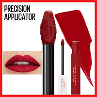 Großhandel Bio Lip gloss Matte Velvet High Pigment Rubinrote Lippen tinte Fleck Flüssiger Lippenstift Antihaft Wasserdichter Lip gloss Tönung