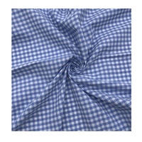 Tissu de chemise en coton 100% rayé Vichy, technique de tissage de fil teint, pour un style uni écologique