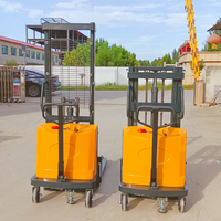 Chariot élévateur à palettes à livraison rapide, transpalette électrique, élévateur à palettes semi-électrique pour entrepôt