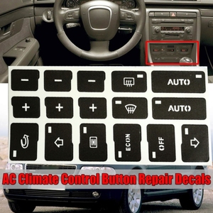 Pegatinas de Reparación para Botones de Climatización Audi A4 B6 B7, 2 Piezas, 2000-2004 - Product Image 4