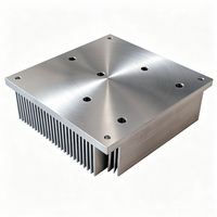 Dissipateur thermique personnalisé économique 120(L)*36(H)*120(P)mm, résistance thermique minimale, dissipateur extrudé pour la gestion thermique