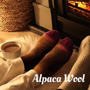 Calcetines de Lana de Alpaca para Hombre y <span class=keywords><strong>Mujer</strong></span>, Térmicos, Cálidos, Compresivos y Acolchados - Product Image 4