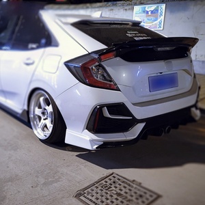 TYPY Mugen Type Splitter de pare-chocs arrière, lames de spoiler, jupes latérales arrière pour Honda Civic 2020-2021 - Product Image 3