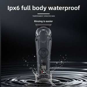 <span class=keywords><strong>Tondeuse</strong></span> à cheveux <span class=keywords><strong>sans</strong></span> <span class=keywords><strong>fil</strong></span> rechargeable <span class=keywords><strong>avec</strong></span> peignes de différentes longueurs, vitesse réglable, étanche IPX6 pour la coiffure et la coupe - Product Image 4