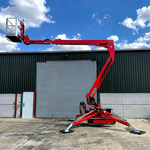 Plataforma Elevadora Articulada Roja con Garantía de la Empresa, Altura Máxima de 18.39 m, Plataforma de Trabajo Aérea sobre Orugas para Ingeniería de Construcción - Product Image 1
