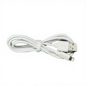Câble de données USB pour <span class=keywords><strong>iPhone</strong></span> 5-14 certifié MFi, blanc, 1 mètre, moulage monobloc en PVC, chargeur 5V1A pour téléphone portable - Product Image 3