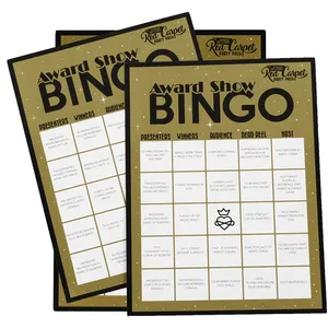 2024 лотерея самоуправляемая Заводская Продажа бинго карточная игра Вечеринка пазл Досуг пользовательская карта
