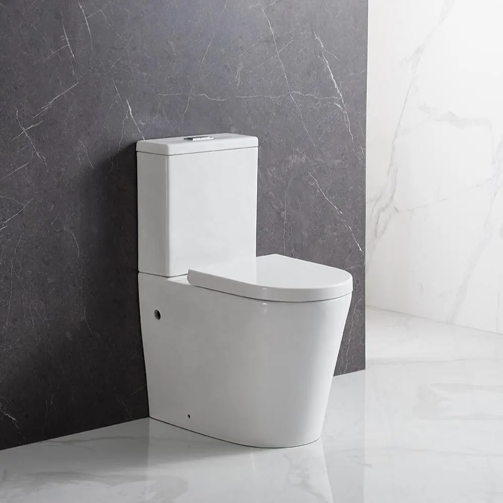 أنبي العلامة المائية الأسترالية القياسية الحمام عالية غطاء المرحاض رفع المعاقين مرحاض بدون حافة غسل المرحاض