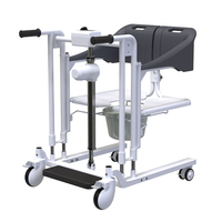 Siège de toilette électrique pliable et léger ZW365D pour personnes handicapées, matériel de rééducation