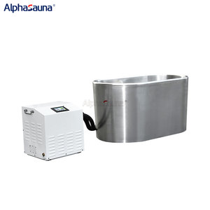 Hiện đại 1-người thép không gỉ lạnh Plunge bồn tắm <span class=keywords><strong>Spa</strong></span> với máy làm lạnh và bộ lọc cho ngâm trong ngoài trời hoặc trong nhà biệt thự thiết lập - Product Image 2