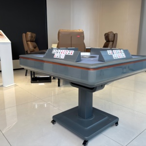 Tavolo da gioco pieghevole automatico Inean Play per <span class=keywords><strong>Okey</strong></span> / Rummy / 101 Stone, in acciaio inossidabile, per piastrelle, produzione Ltomatik Masas Buffet - Product Image 2