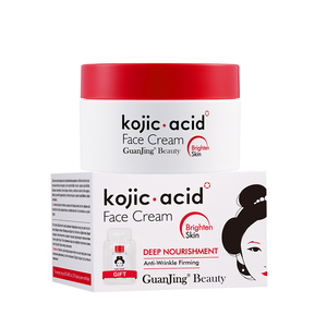Crema Viso all'Acido Kojico Guanjing con Vitamina E, Riduce le Rughe, Crema Idratante Illuminante per la Cura della Pelle Femminile - Product Image 2