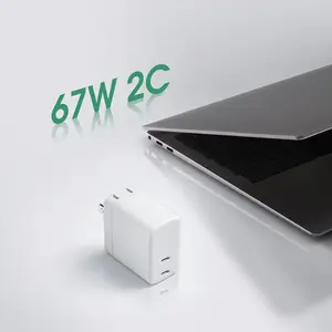 67W OEM ODM Customization USB C Universal Cellphone Tablet Laptop Portable Fast Charge Supply Battery Chargers Power Adapters