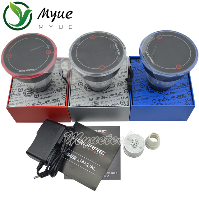 Stylish Electric Hookah Bowl Head E Shisha Electronic Heating Carbon Free Hookah Lounge Cafe Party Shisha Bowl Without Charcoal